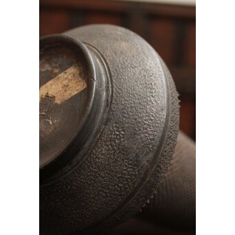 幻のやきもの 正木宗七 柚肌錆地焼 あられうち花瓶　P463 