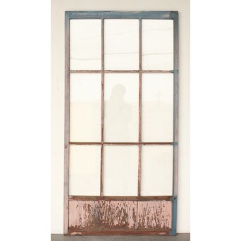 アンティーク クリアガラス戸　D190