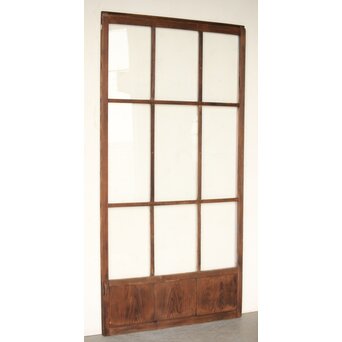 アンティーク クリアガラス戸　D190 