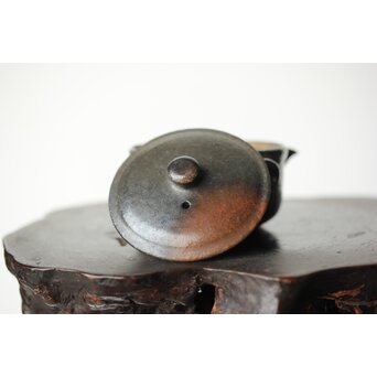 萬古焼 山本広巳 焼締宝瓶　P464 