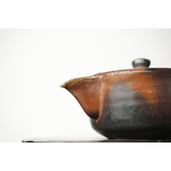 萬古焼 山本広巳 焼締宝瓶　P464 