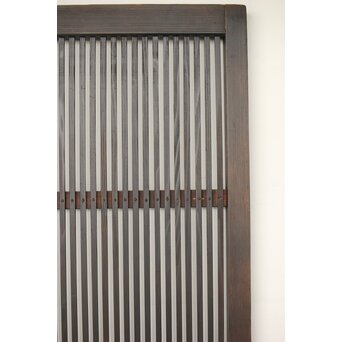 民藝 黒一貫格子戸　L1123 