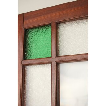 総欅 色ガラスドア　GD0213Y 
