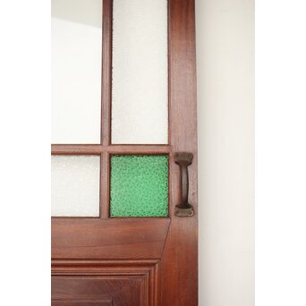 総欅 色ガラスドア　GD0213Y 