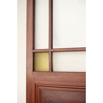 総欅 色ガラスドア　GD0213Y 