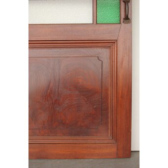 総欅 色ガラスドア　GD0213Y 