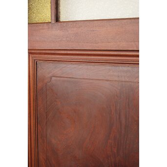 総欅 色ガラスドア　GD0213Y 