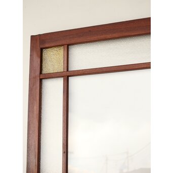 総欅 色ガラスドア　GD0213Y 