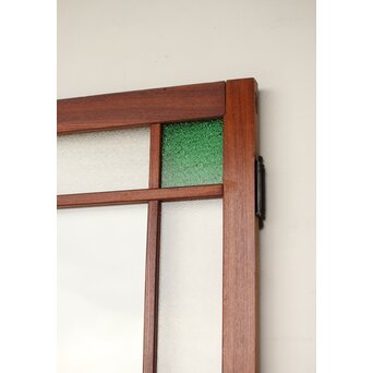 総欅 色ガラスドア　GD0213Y 