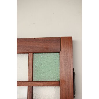 総欅 色ガラスドア　GD0213Y 