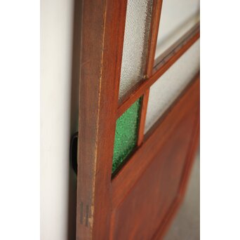 総欅 色ガラスドア　GD0213Y 