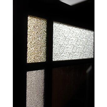 総欅 色ガラスドア　GD0213Y 