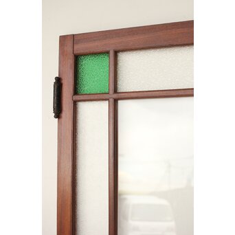 総欅 色ガラスドア　GD0213Y 