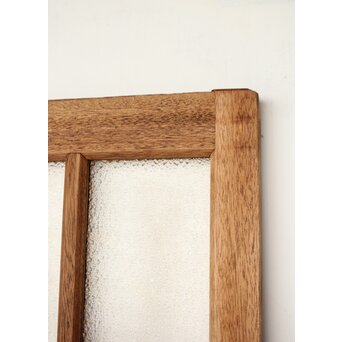 白木ダイアガラス戸 2枚1組　GD0214 