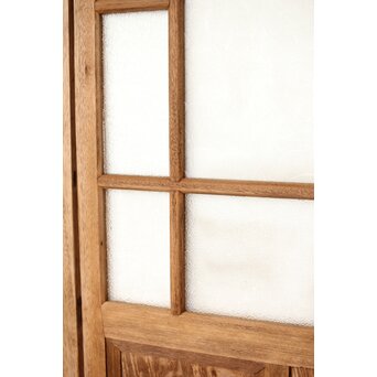 白木ダイアガラス戸 2枚1組　GD0214 