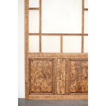 白木ダイアガラス戸 2枚1組　GD0214 