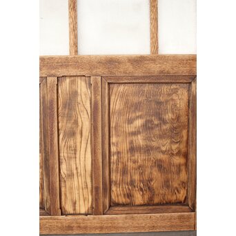 白木ダイアガラス戸 2枚1組　GD0214 