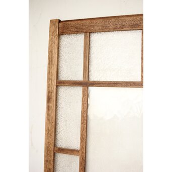 白木ダイアガラス戸 2枚1組　GD0214 