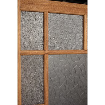 白木ダイアガラス戸 2枚1組　GD0214 