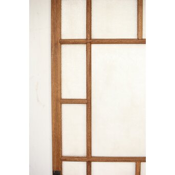 白木ダイアガラス戸 2枚1組　GD0214 