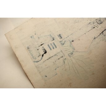 平塚運一 木版画 【浅草仲見世 新東京百景の内】 Z498 