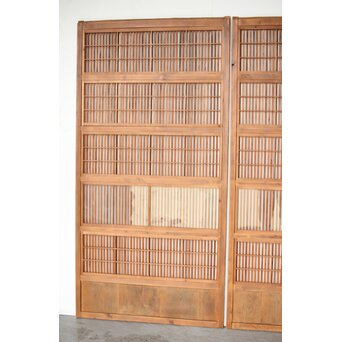 障子枠付 格子戸 2枚1組　L1124 