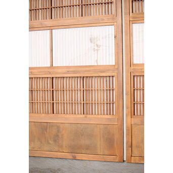 障子枠付 格子戸 2枚1組　L1124 