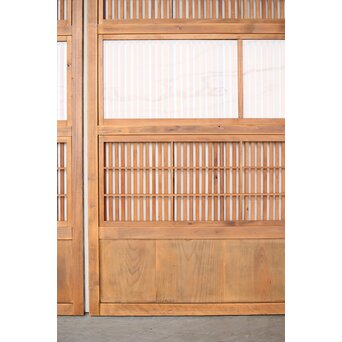 障子枠付 格子戸 2枚1組　L1124 