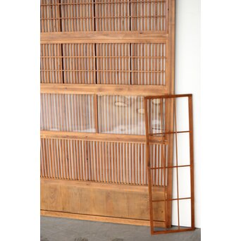 障子枠付 格子戸 2枚1組　L1124 