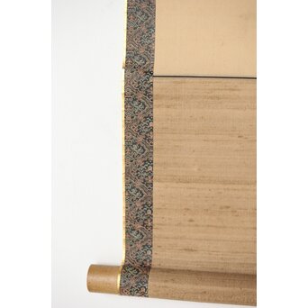 旭城作 香炉図 絹本掛軸　Z499 