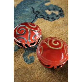 三代 鈴木表朔 鈴木雅也 透胎曲輪平棗　Q359 