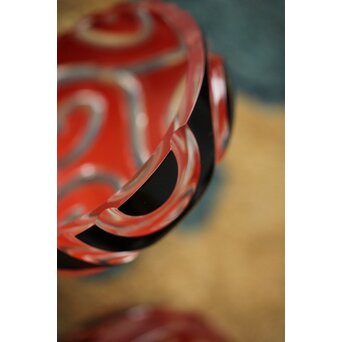 三代 鈴木表朔 鈴木雅也 透胎曲輪平棗　Q359 