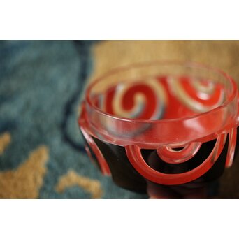 三代 鈴木表朔 鈴木雅也 透胎曲輪平棗　Q359 