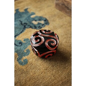 三代 鈴木表朔 鈴木雅也 透胎曲輪平棗　Q359 