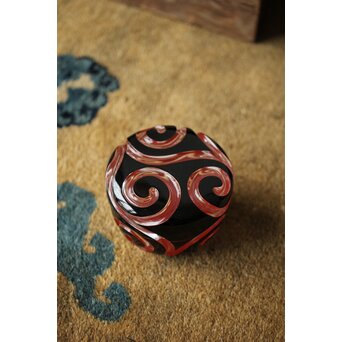 三代 鈴木表朔 鈴木雅也 透胎曲輪平棗　Q359 