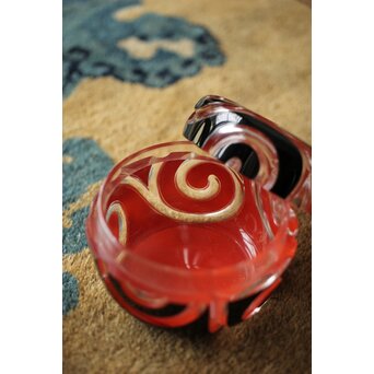 三代 鈴木表朔 鈴木雅也 透胎曲輪平棗　Q359 