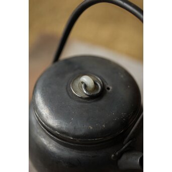 鉄提手 玉環 銀砲口急須　M412 