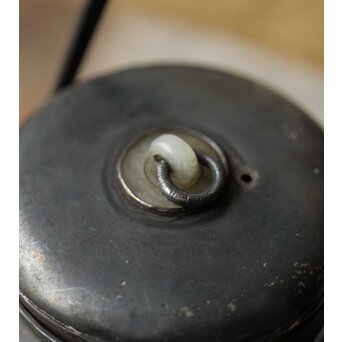 鉄提手 玉環 銀砲口急須　M412 