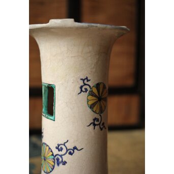 倣 粟生屋 再興九谷焼 涼炉　P476 