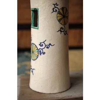 倣 粟生屋 再興九谷焼 涼炉　P476 