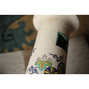 倣 粟生屋 再興九谷焼 涼炉　P476 