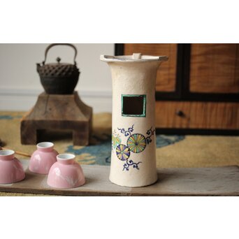 倣 粟生屋 再興九谷焼 涼炉　P476 