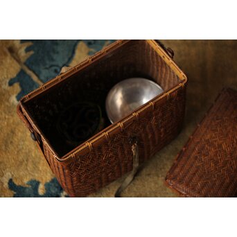 竹編提藍 茶籠　U355 