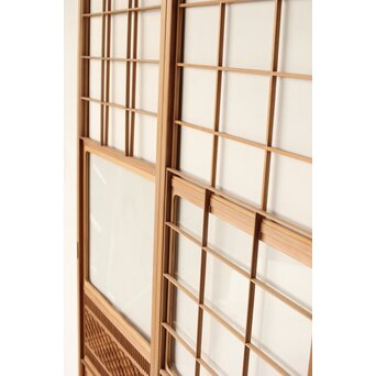 上手意匠 組子雪見障子 6枚1組　F267 