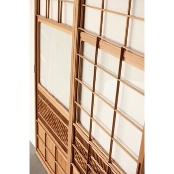 上手意匠 組子雪見障子 6枚1組　F267 