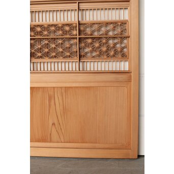 上手意匠 組子雪見障子 6枚1組　F267 