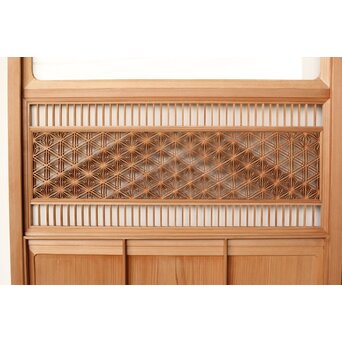 上手意匠 組子雪見障子 6枚1組　F267 