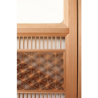 上手意匠 組子雪見障子 6枚1組　F267 