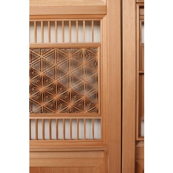 上手意匠 組子雪見障子 6枚1組　F267 