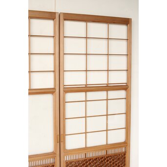 上手意匠 組子雪見障子 6枚1組　F267 